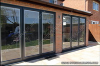Origin Global Bifold Doors with our integral blinds in Bromley Cross